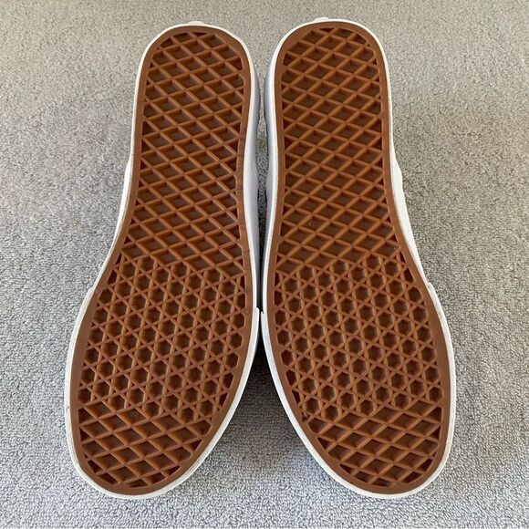 Vans Womens 9.5 Classic Slip On Sneaker Shoes Color Block Purple Black Blue - Picture 6 of 8